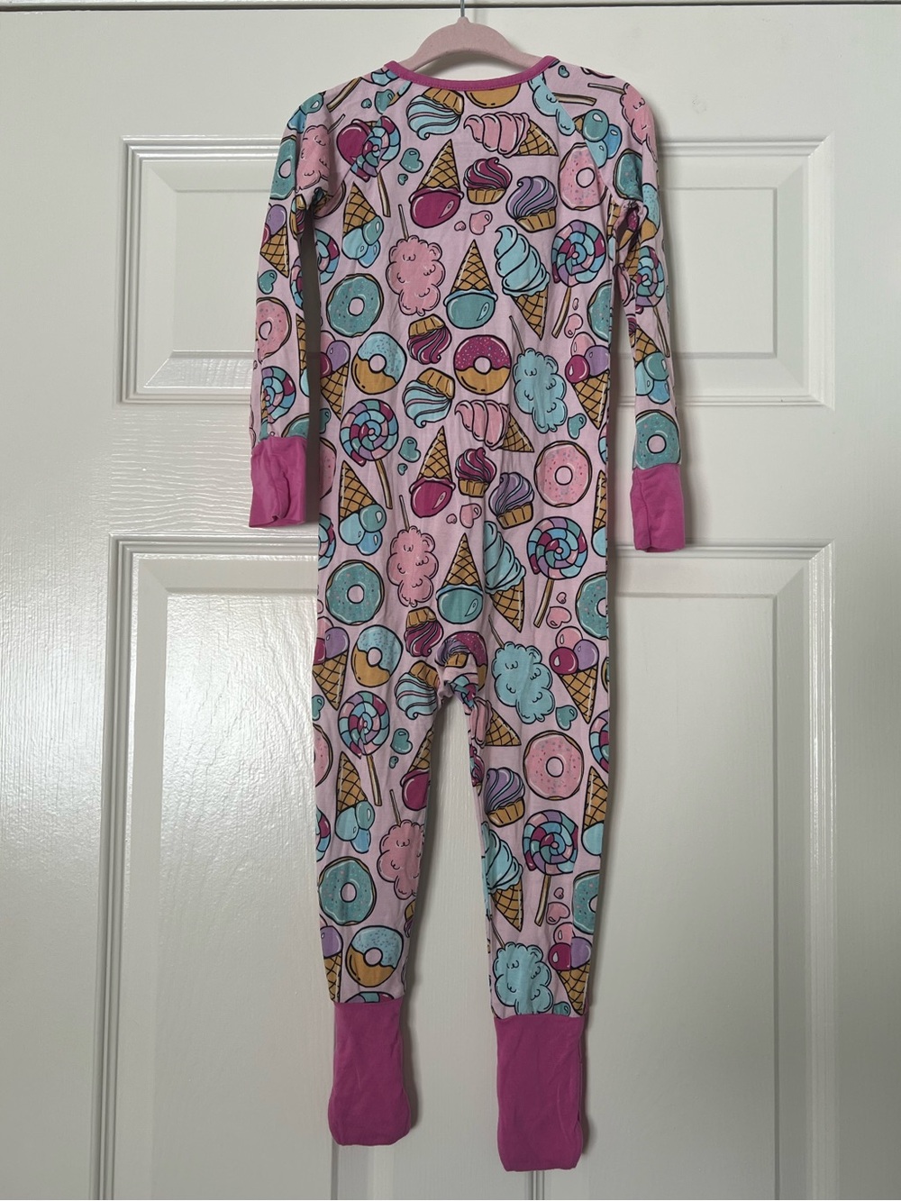 Little Sleepies Pink Sweet Treats Zippy 18-24 Months - Picture 4 of 6